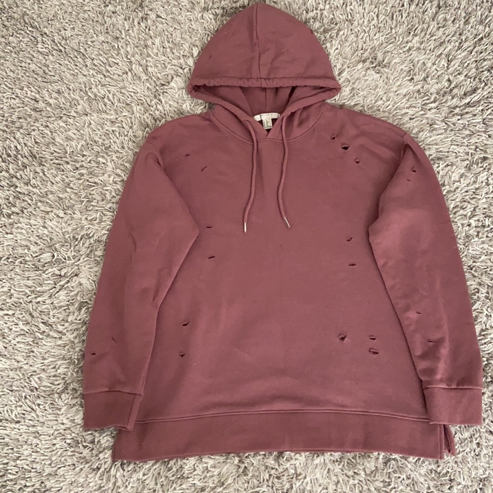 Women’s Forever 21 Hoodie Sweatshirt Size XL Color Mauve